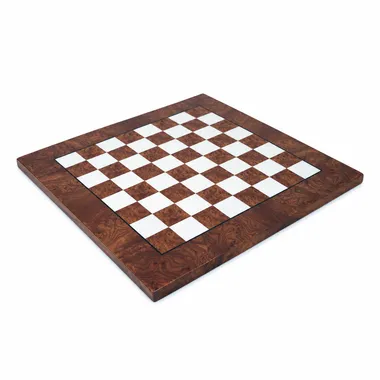 Chess Board in Matt Elm and Briar Wood