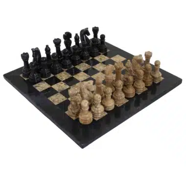 "Ancient Temple" Chess Board and Chess Set