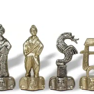 Samurai Metal Chess Set