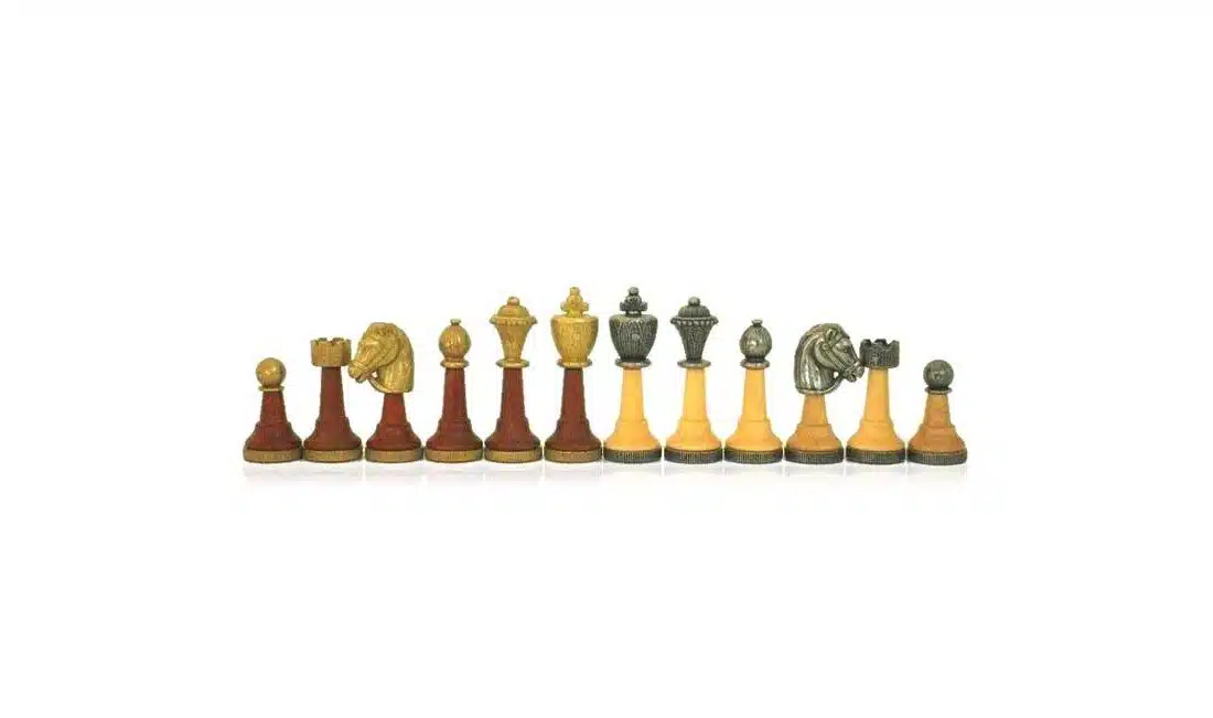Jeu d'Echecs "Classic II" en Bois et Métal Massif