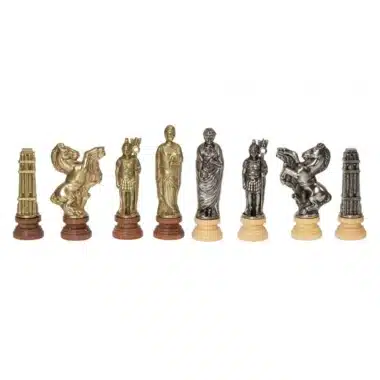 Caesar Chess Set in Wood and Metal