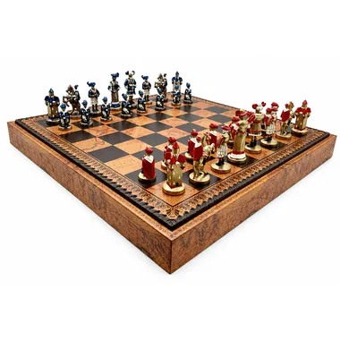 Lanzichenecchi Mercenaires II set with chess board and painted metal pieces