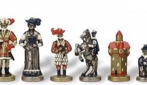 Hand-Painted Metal Chess Set Lanzichenecchi Mercenaries
