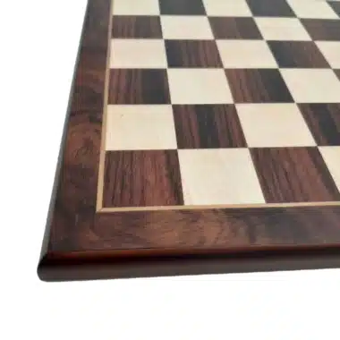Alternative view of Maple and Rosewood Wooden Chess Board