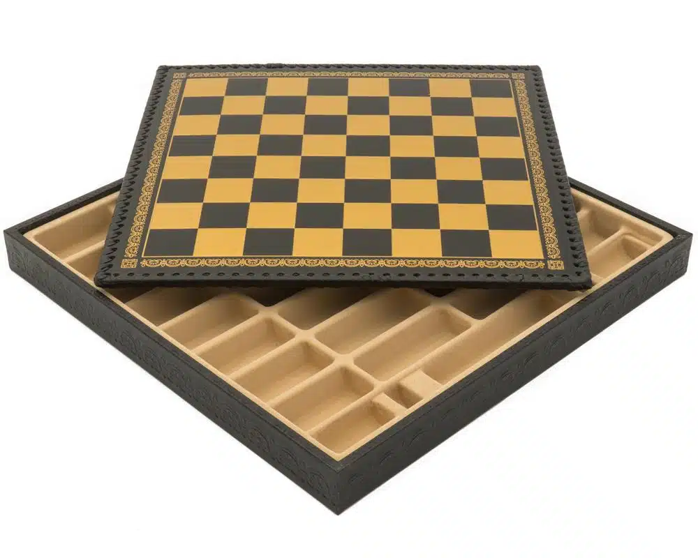 Classic Flower 1 Chess Set with Gold and Silver-Plated Metal Chess Pieces and Board - Image 10