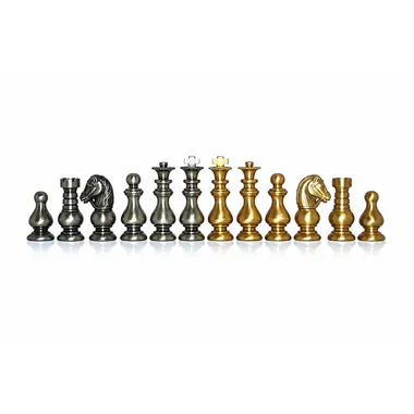"French" Brass Chess Set