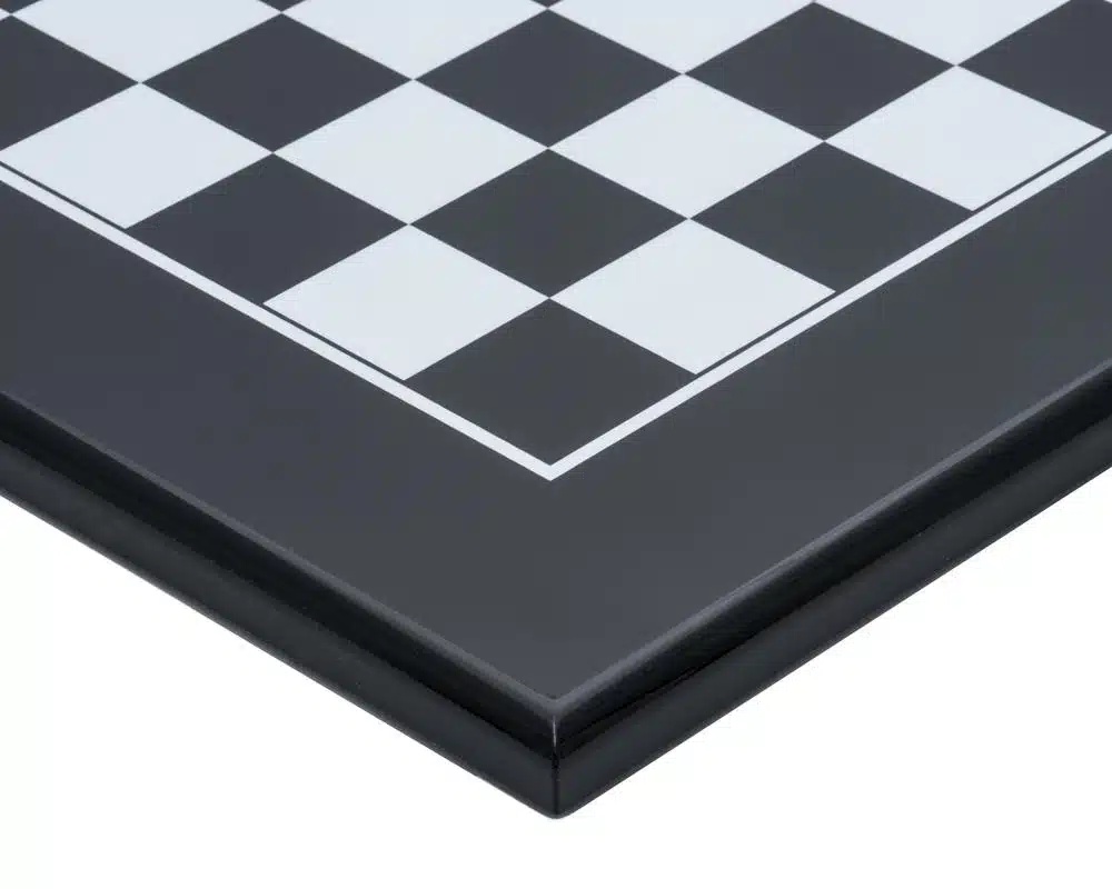 Modern Two-Tone Black and White Wooden Chess Set - Image 17