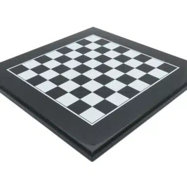 Large Black Lacquered Wooden Chess Board