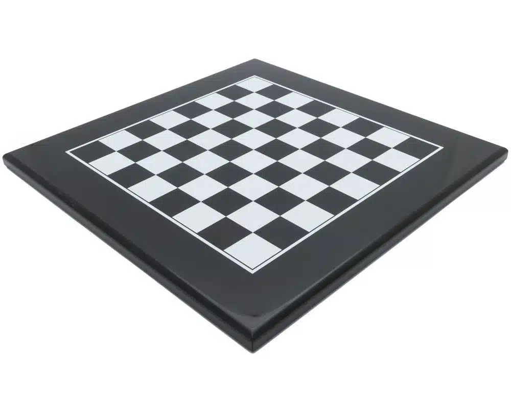 Modern Two-Tone Black and White Wooden Chess Set - Image 13
