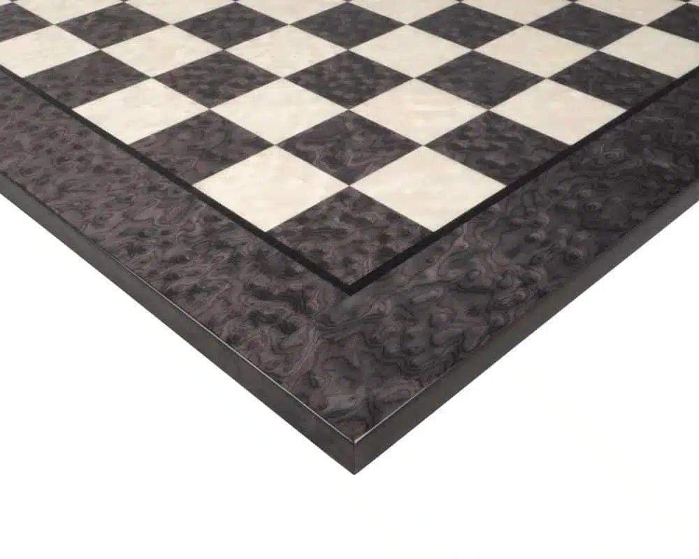 Staunton Design III Chess Set with Maple and Briar Wood Chess Board and Metal and Wood Chess Pieces - Image 11