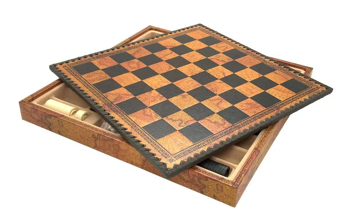 Grand Napoleon II Chess Set with Storage Chess Board and Metal Chess Pieces - Image 13