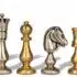 "Oriental" Chess Set in Solid Brass