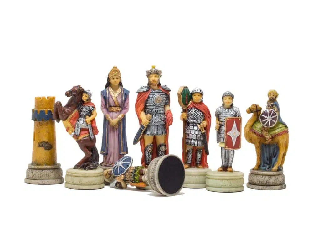 Byzantine Empire vs Arab Caliphates Resin Chess Set - Image 2