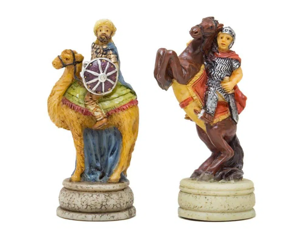 Byzantine Empire vs Arab Caliphates Resin Chess Set - Image 4