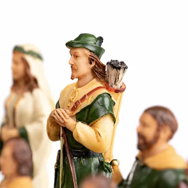 Robin Hood resin piece, hand-painted character detail