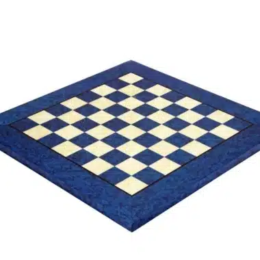 Blue Maple Wood Chess Board