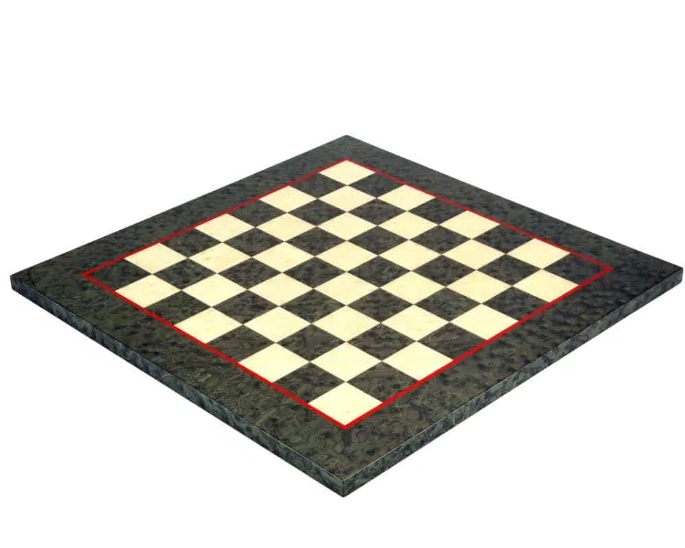 Green Maple Wood Chess Board