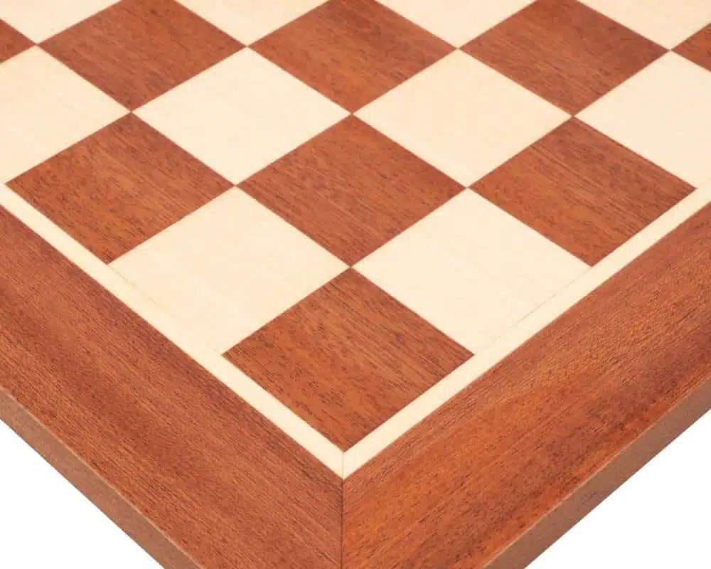Novice Chess Set – Mahogany Wood Chess Board, Acacia & Boxwood Chess Set & Wenge Storage Box - Image 7