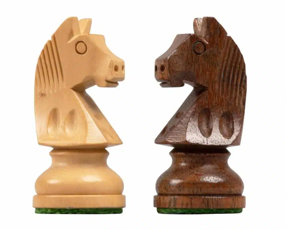 Novice Chess Set – Mahogany Wood Chess Board, Acacia & Boxwood Chess Set & Wenge Storage Box - Image 6
