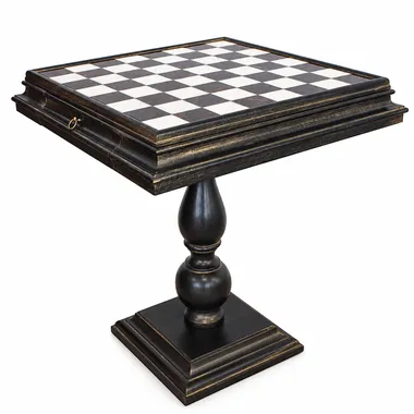"Tilia" Table in Lime Wood with Tuscan Alabaster Top