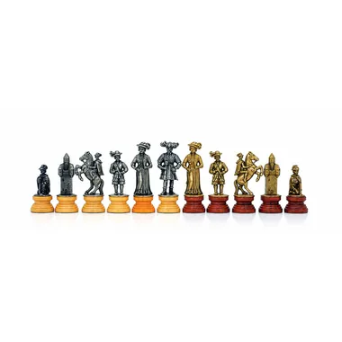 "Landsknecht" Chess Set in Wood and Metal