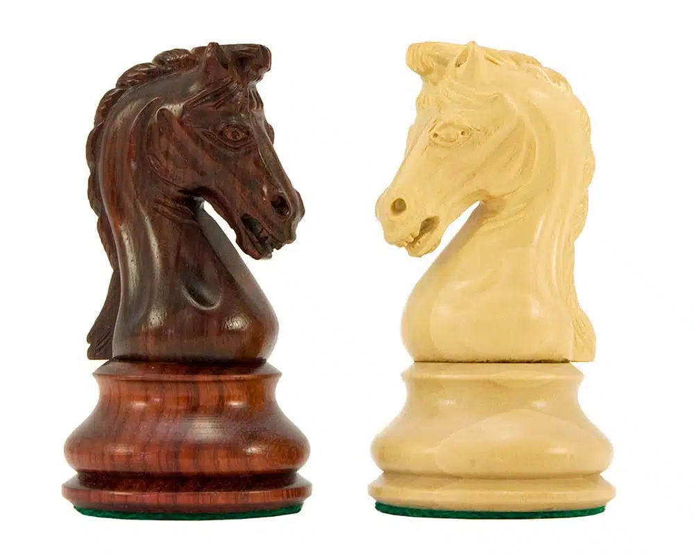 Jeu d'Échecs de Luxe série Eminence en Bois de Rose et Bois de Buis