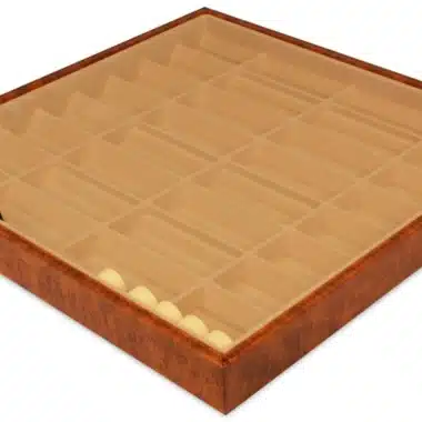 Jeu d'Échecs Flowered - Échiquier - Backgammon et Jeu de dames en similicuir & Pièces d'échecs en métal