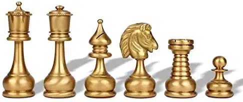 Jeu d'Échecs Grand ensemble Perse en laiton massif