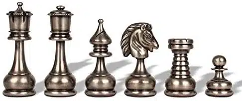 Jeu d'Échecs Grand ensemble Perse en laiton massif