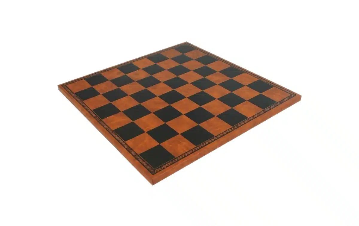 Fantasy Water vs Fire Resin Chess Set with Brown and Black Faux Leather Chess Board - Image 9
