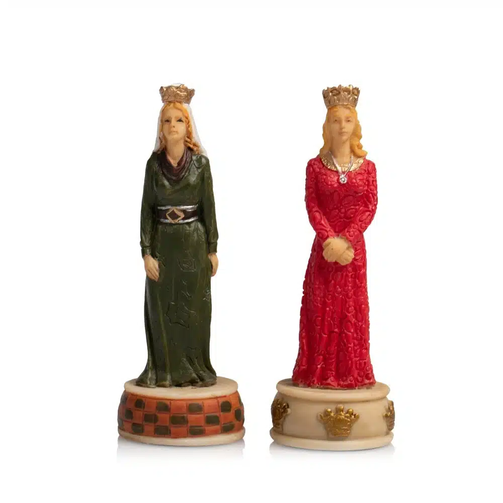 Scottish Wars of Independence Resin Chess Set & Faux Leather Chess Board - Image 20