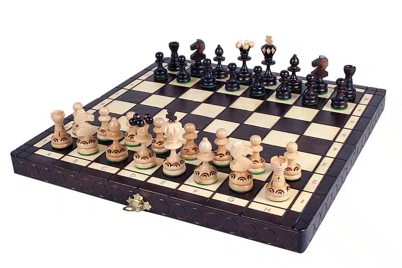 Pearl Foldable Wooden Chess Set