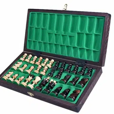 Alternative view of Pearl Foldable Wooden Chess Set