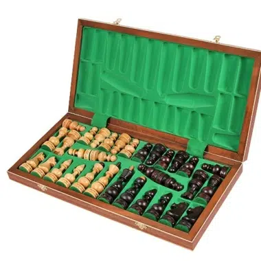 Alternative view of Large Foldable Chess Set with Storage