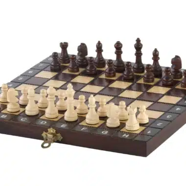 Small Wooden Travel Chess Set