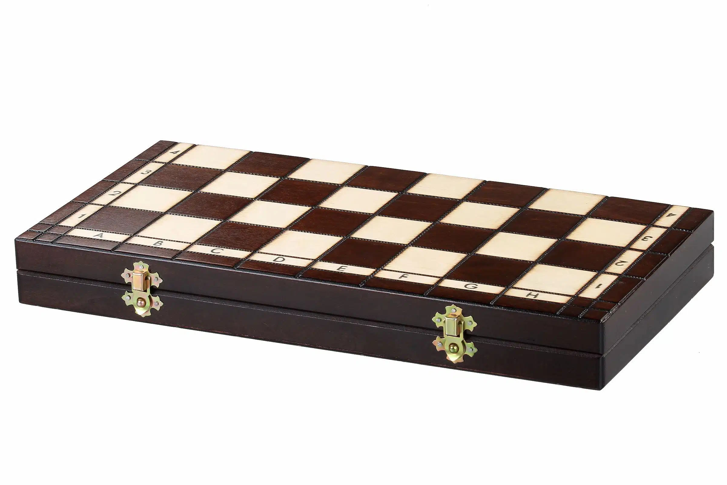 Wooden Chess Set and Folding Wooden Chess Board with Storage - Image 7
