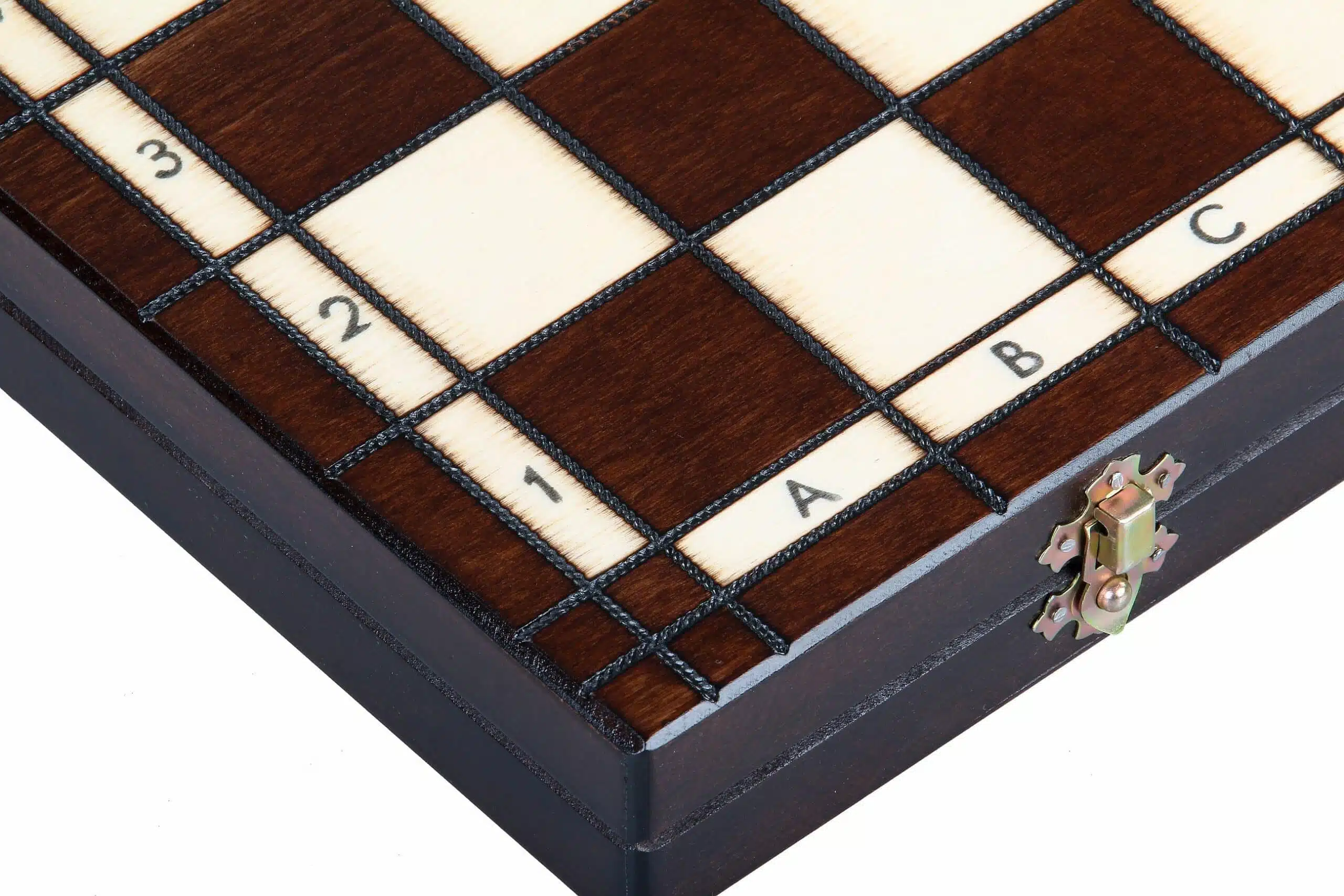 Wooden Chess Set and Folding Wooden Chess Board with Storage - Image 9