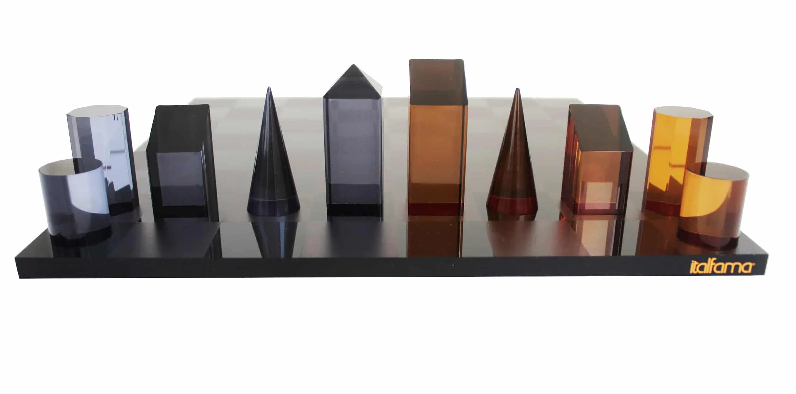 Cylindrical Chess Set and Plexiglass Chess Board with Storage - Image 3
