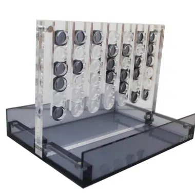 Original Connect 4 Game in Grey Plexiglass