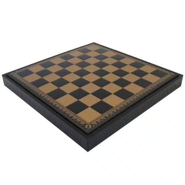 Hand-Painted Napoleon Chess Set and Faux Leather Chess Board with Storage - Image 6
