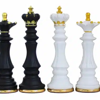 Alternative view of Art Deco Chess Set