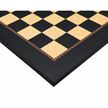 Jeu de la Dame chess board, corner detail with decorative border