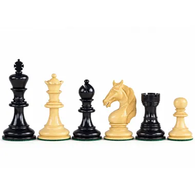 Unicorn chess pieces, close-up of queen, bishop, knight and rook in light boxwood