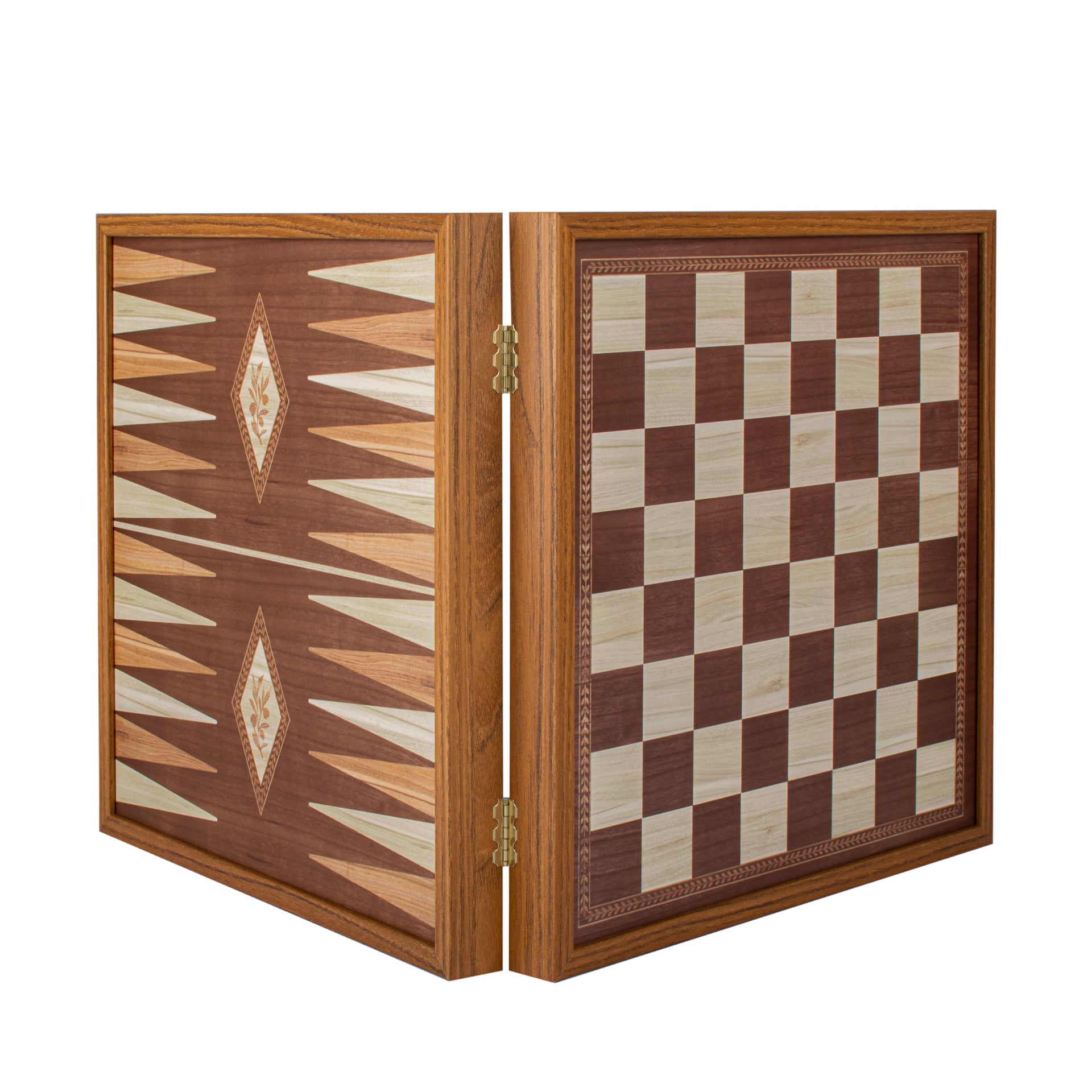 Wooden 4-in-1 Games Set - Chess, Backgammon, Ludo and Snakes and Ladders with Storage - Image 11