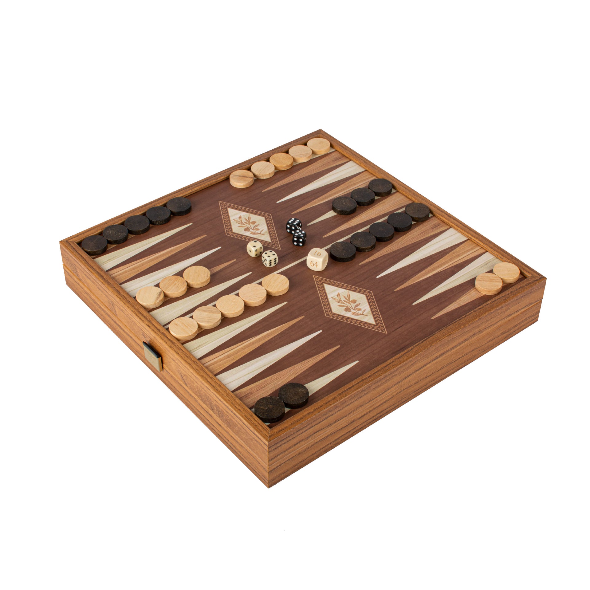 Wooden 4-in-1 Games Set - Chess, Backgammon, Ludo and Snakes and Ladders with Storage - Image 5