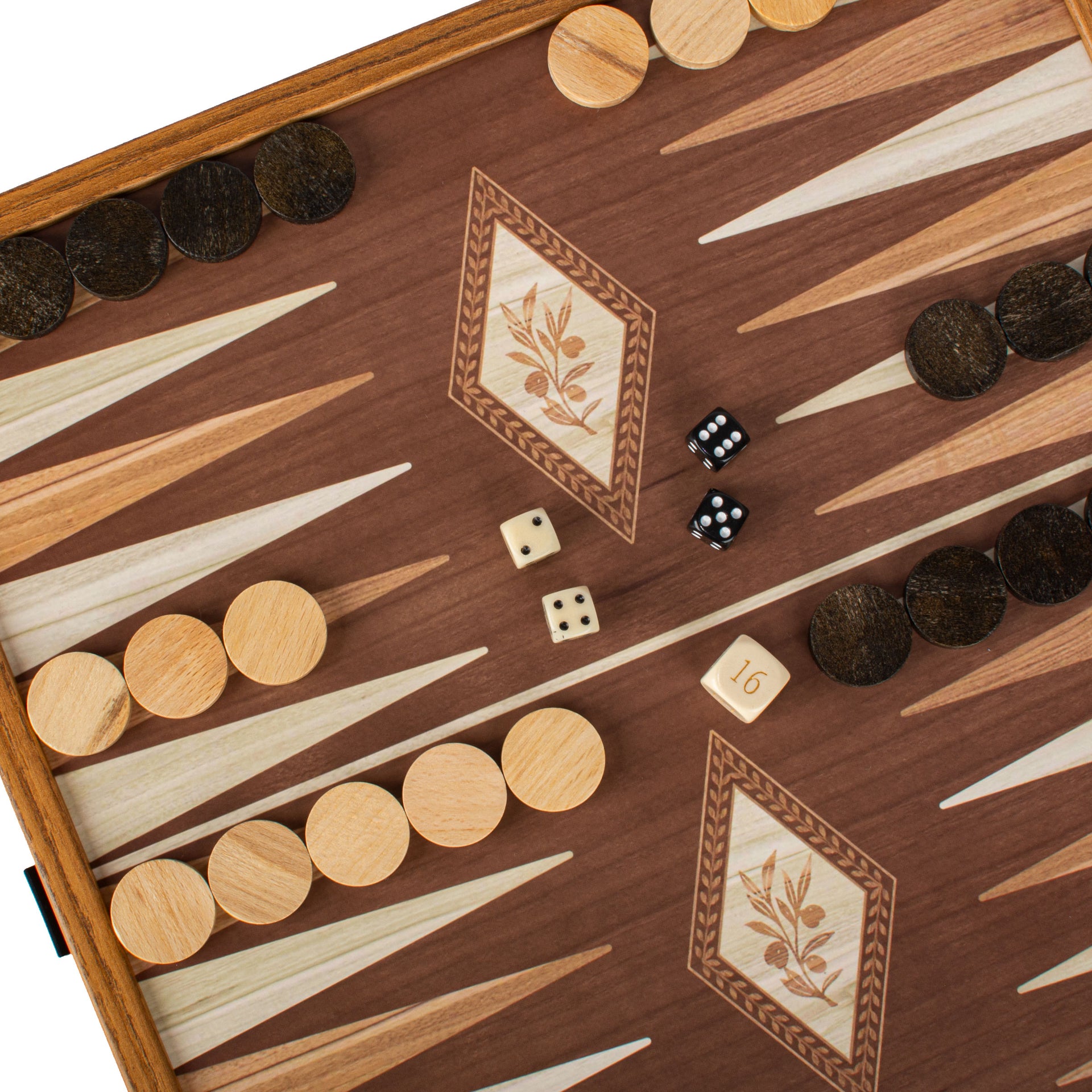 Wooden 4-in-1 Games Set - Chess, Backgammon, Ludo and Snakes and Ladders with Storage - Image 6