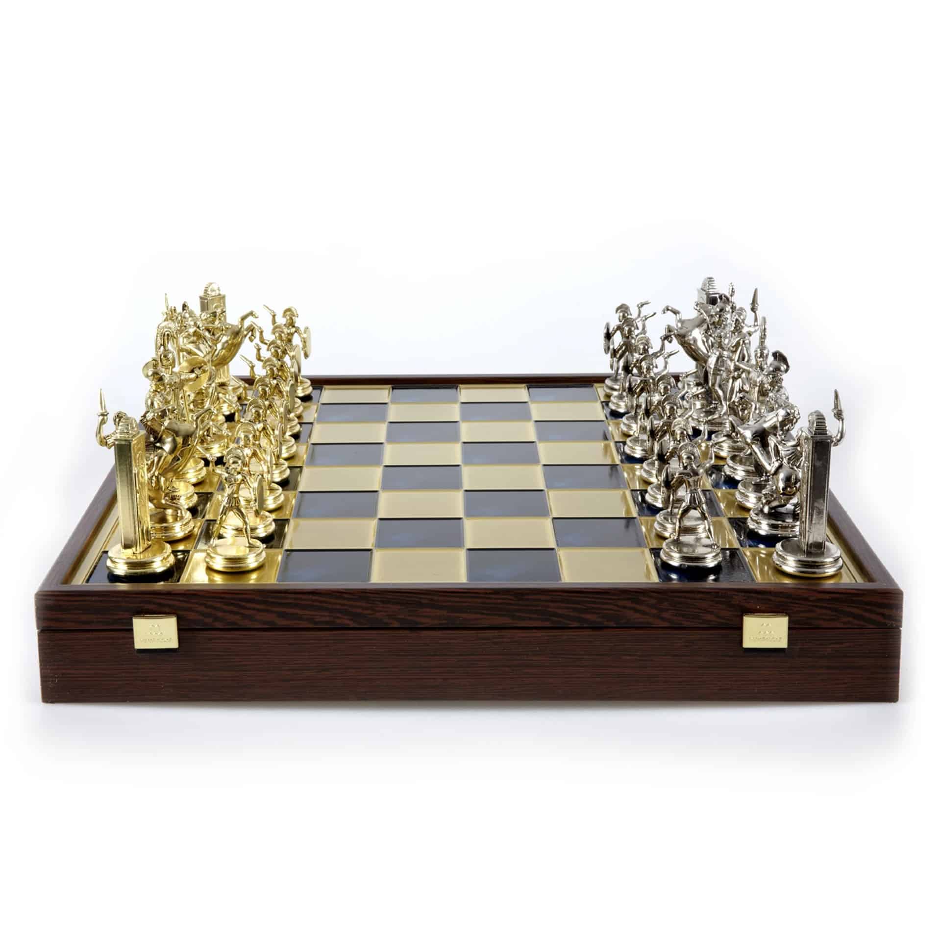 Large Greek Mythology Chess Set - Chess Board with Storage Compartment - Image 2