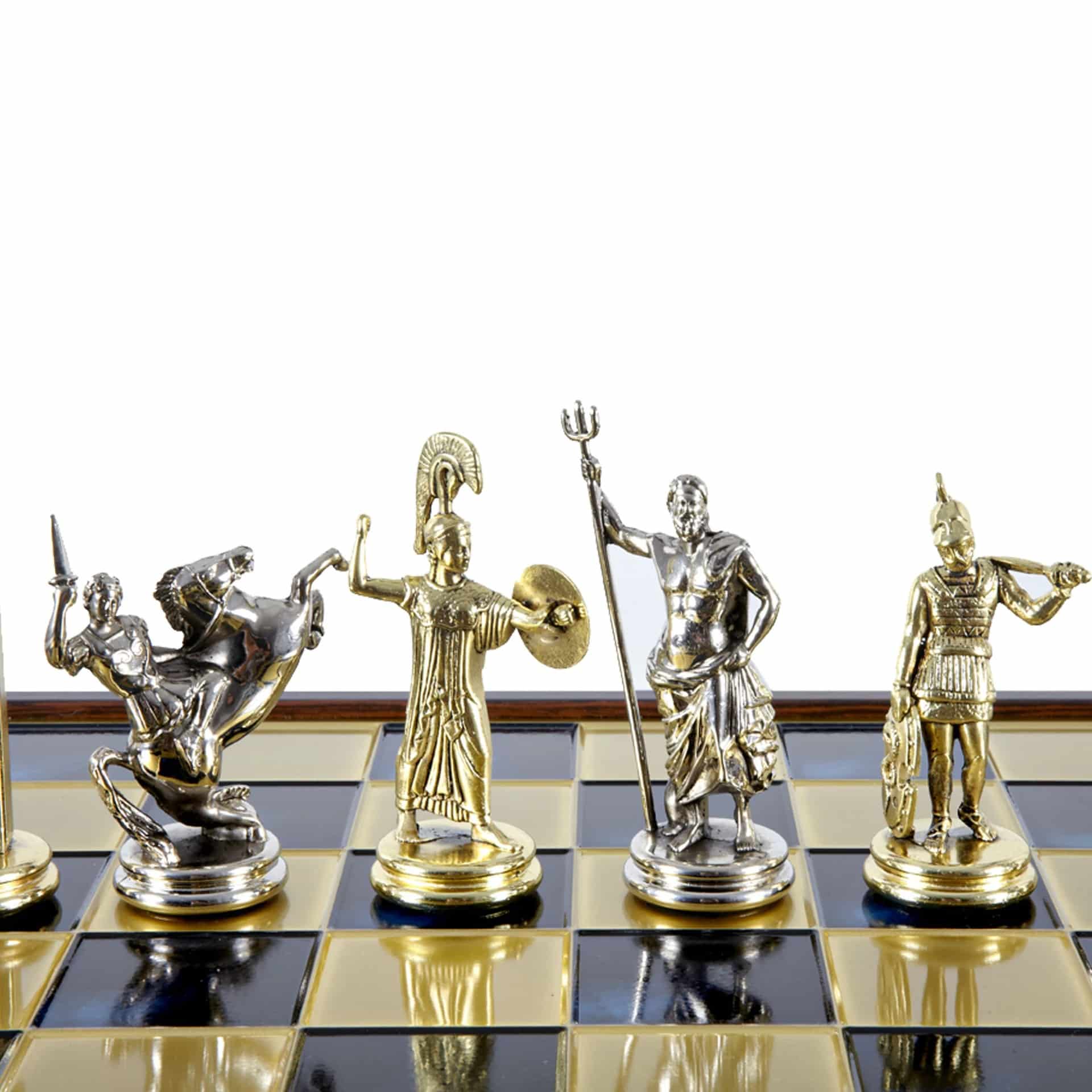 Large Greek Mythology Chess Set - Chess Board with Storage Compartment - Image 5