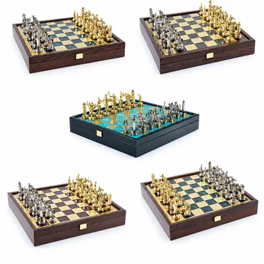 Greek Mythology Chess Set with Storage