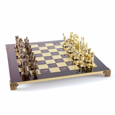 Alternative view of Greco-Roman Period Bronze and Gilt Chess Set
